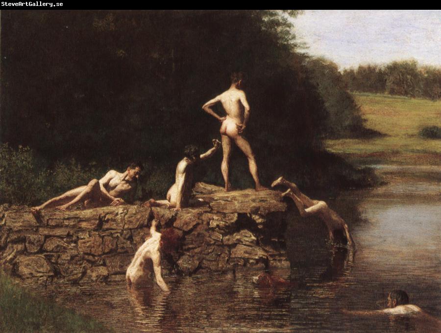 Thomas Eakins Swimming